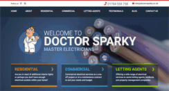 Desktop Screenshot of doctorsparky.co.uk